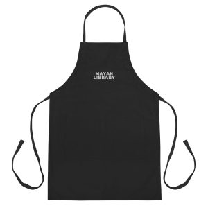 Black Kitchen Apron Embroidered - Unisex