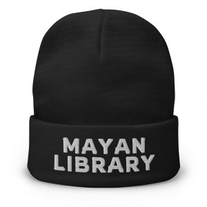 Embroidered Beanie Knit Cap Unisex - Cultural Slow Fashion