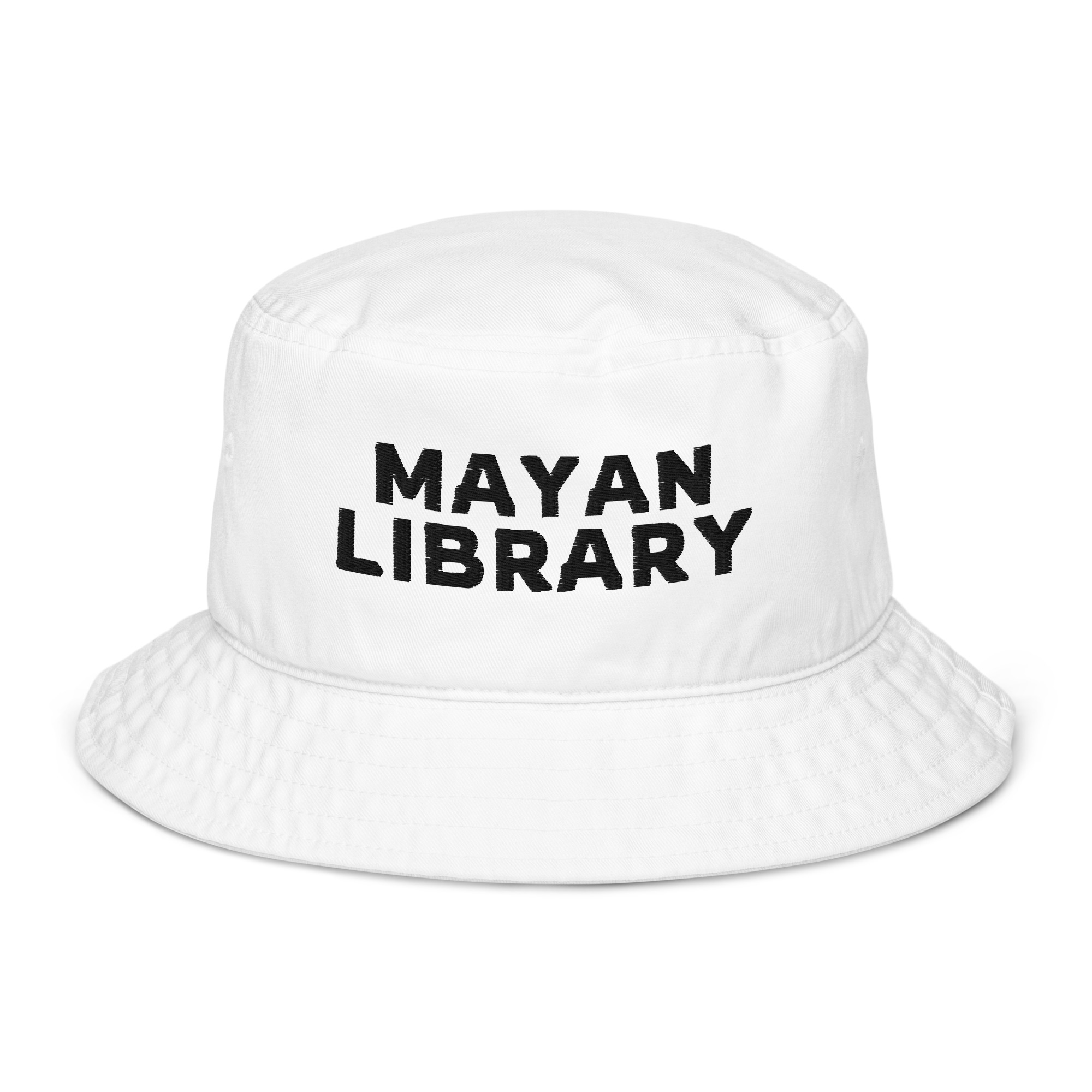 Bucket Hat Organic Cotton Embroidery Unisex - Cultural Slow Fashion