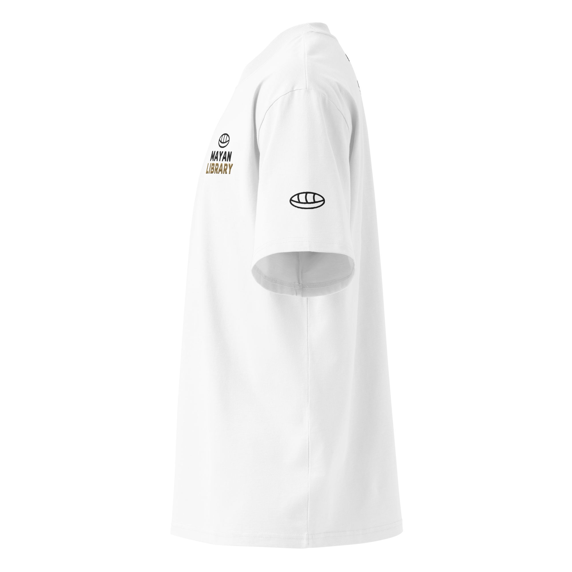 T-Shirt Embroidery Oversized High Neck Unisex - Cultural Slow Fashion - Image 10